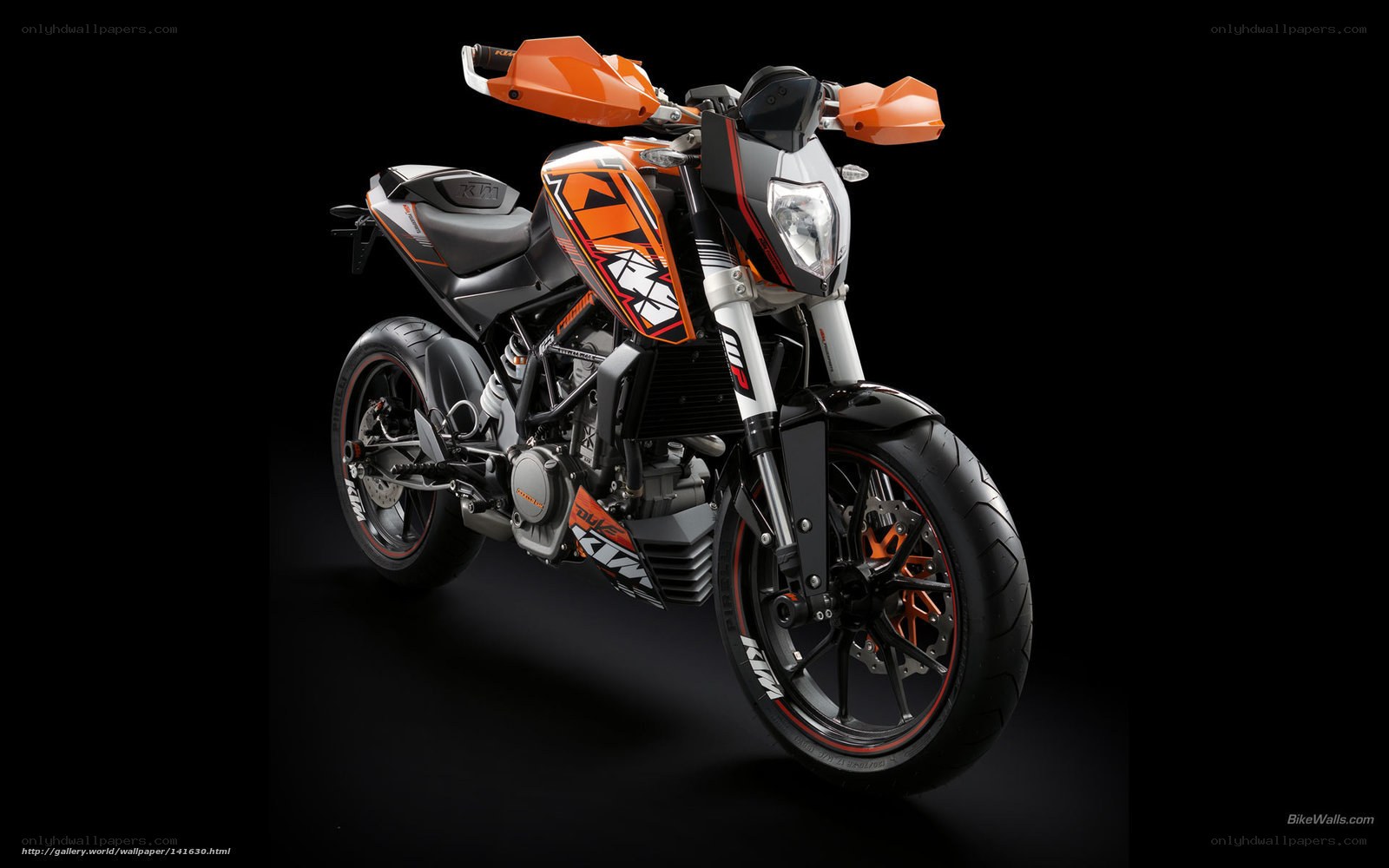KTM Duke 390 motorcycle