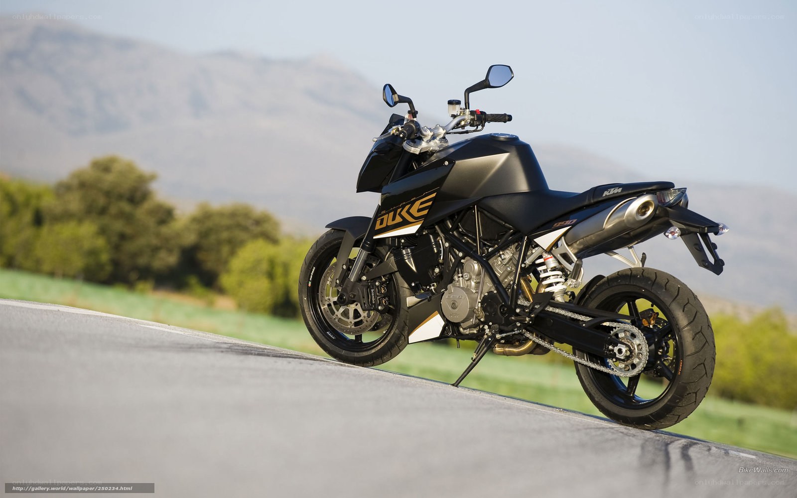 KTM Duke 690 motorcycle