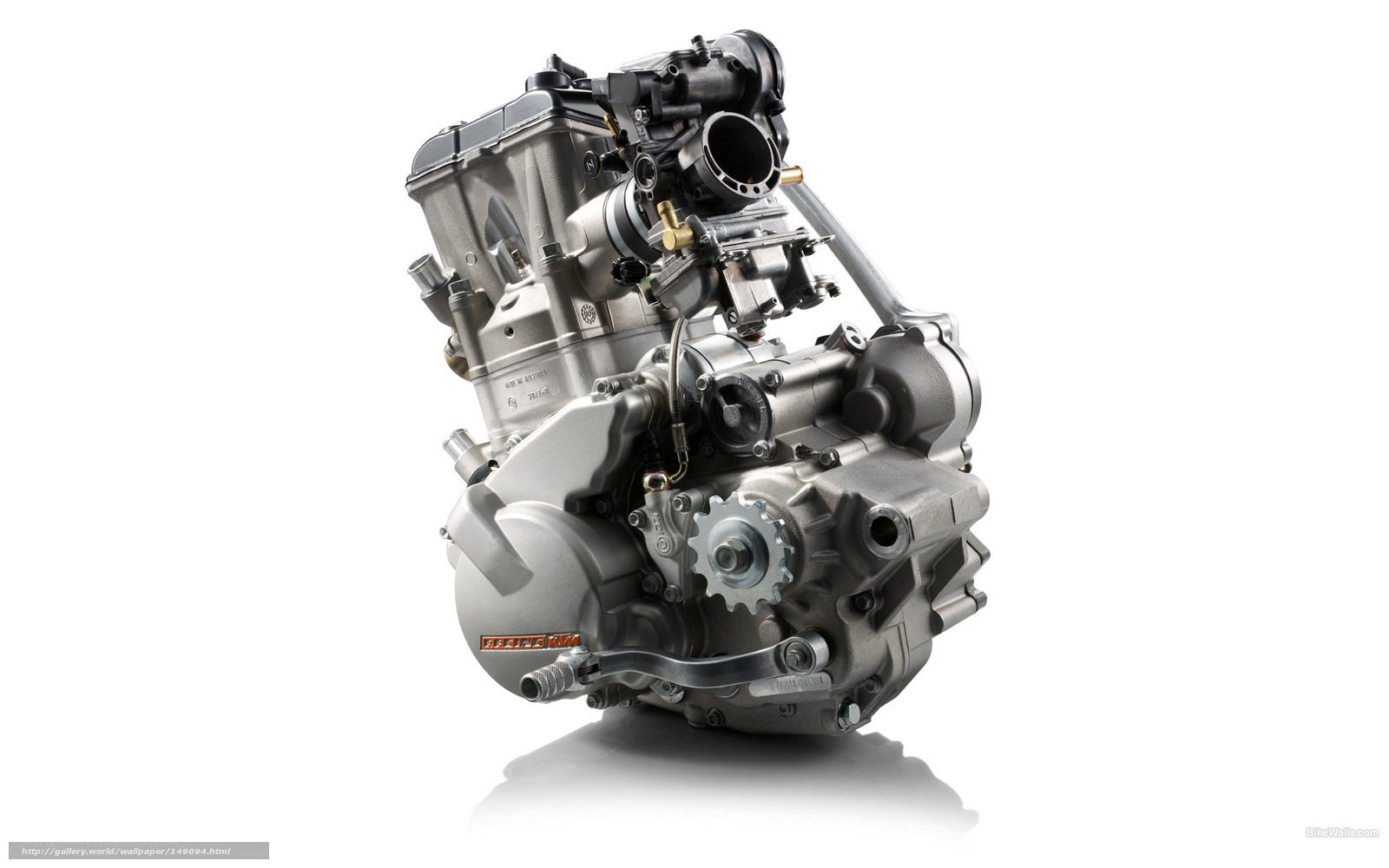 KTM motorcycle engine