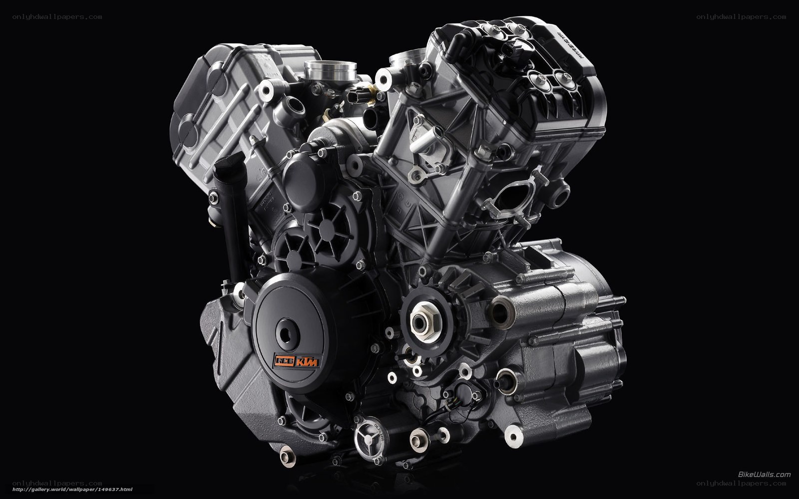 KTM motorcycle engine