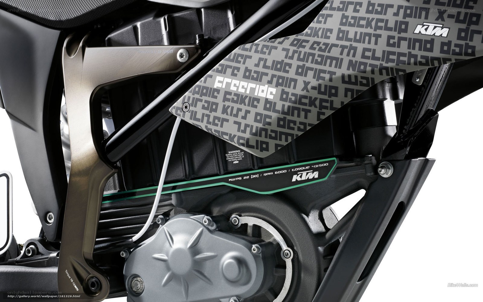 KTM motorcycle engine details