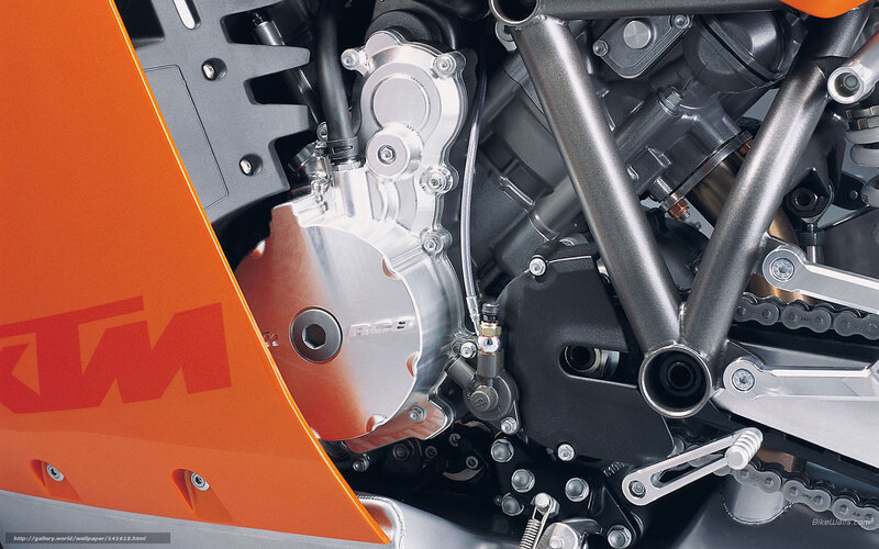 KTM motorcycle engine details