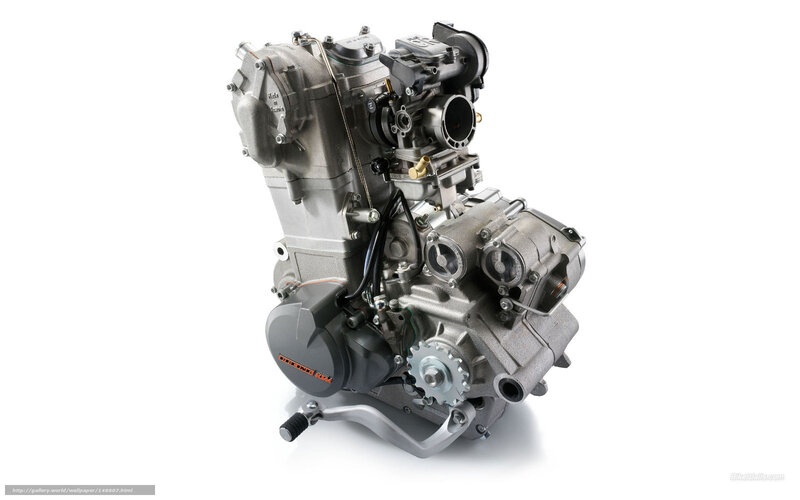 KTM motorcycle engine