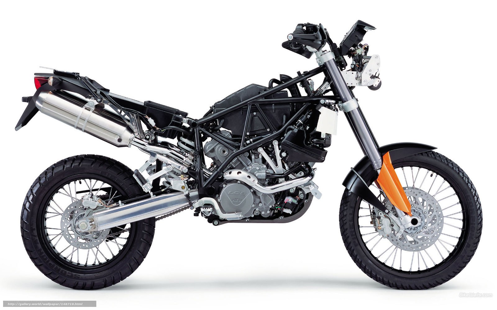 KTM motorcycle frame