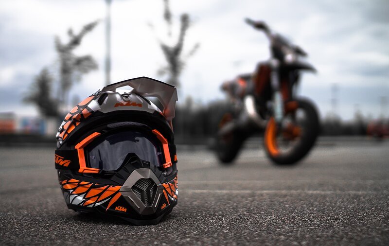 KTM Motorcycle Helmet