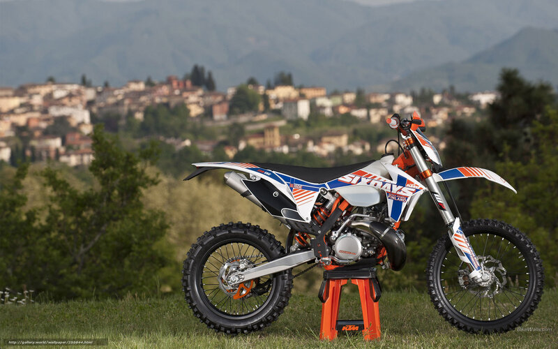 KTM Off-road Motorcycle — Orange