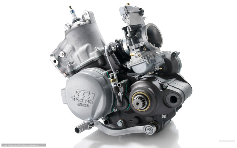 KTM Racing Engine — Silver, Technical