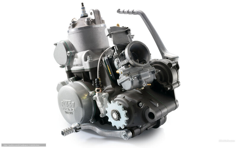 KTM Racing Engine — Silver