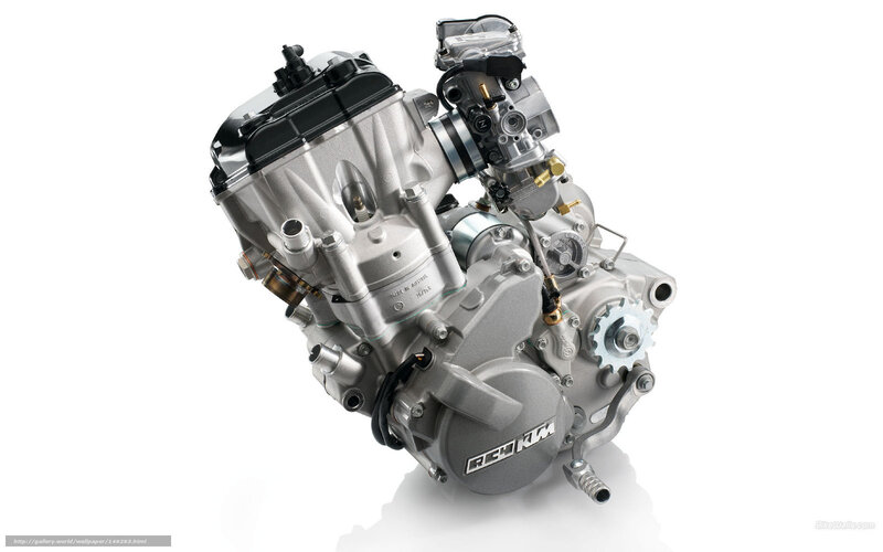KTM RC4 motorcycle engine