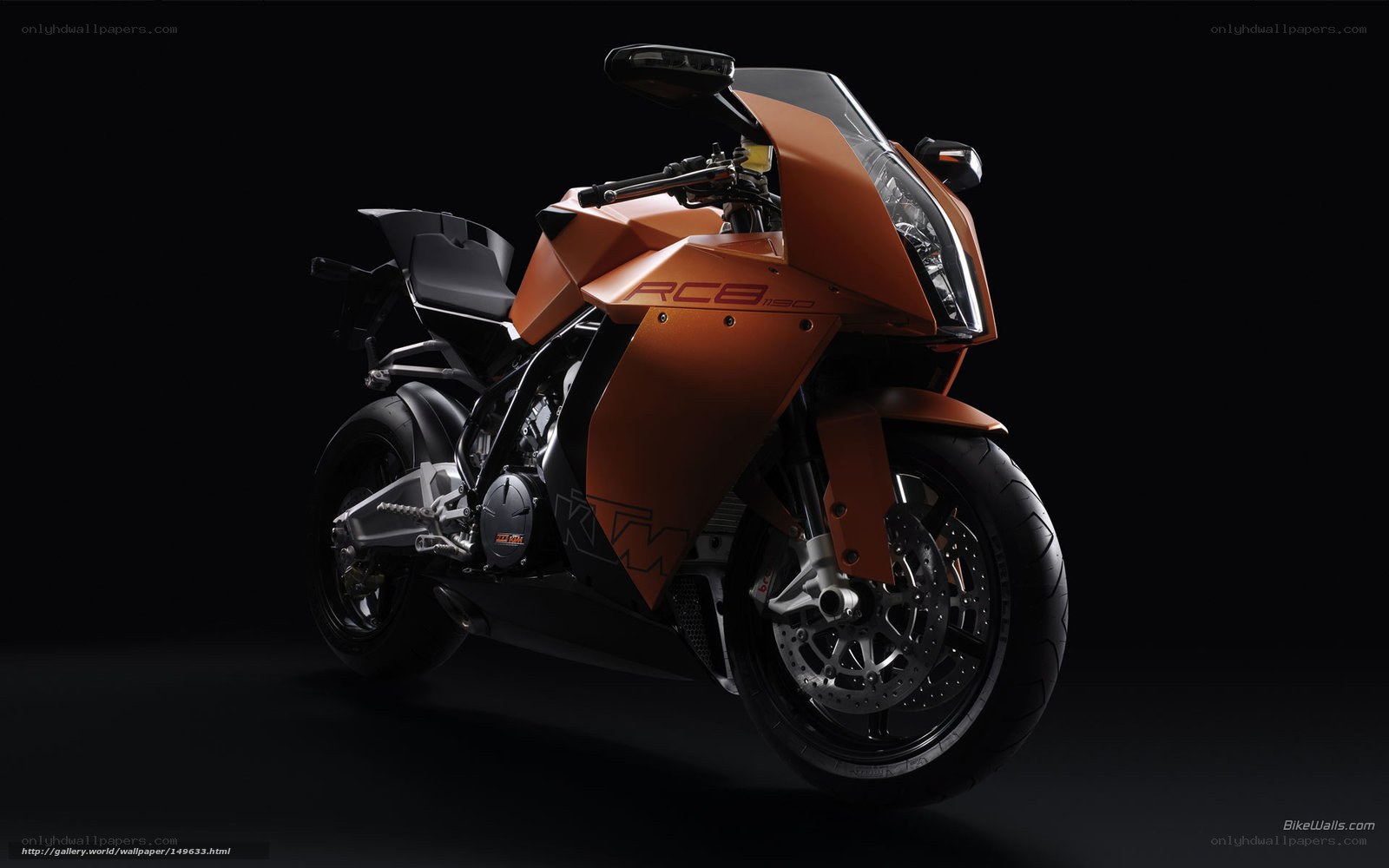 KTM RC8 1190 motorcycle
