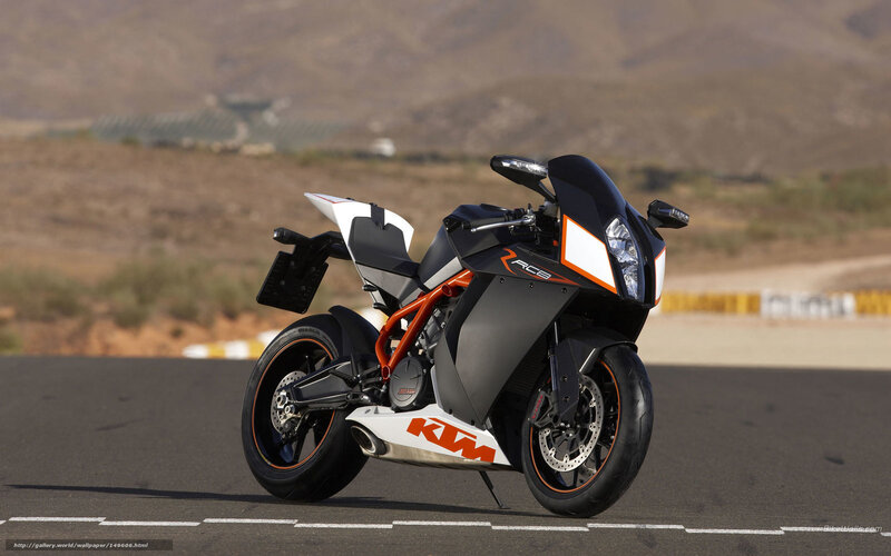 KTM RC8 Motorcycle — Black