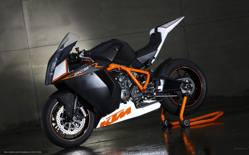 KTM RC8 R Motorcycle — Black