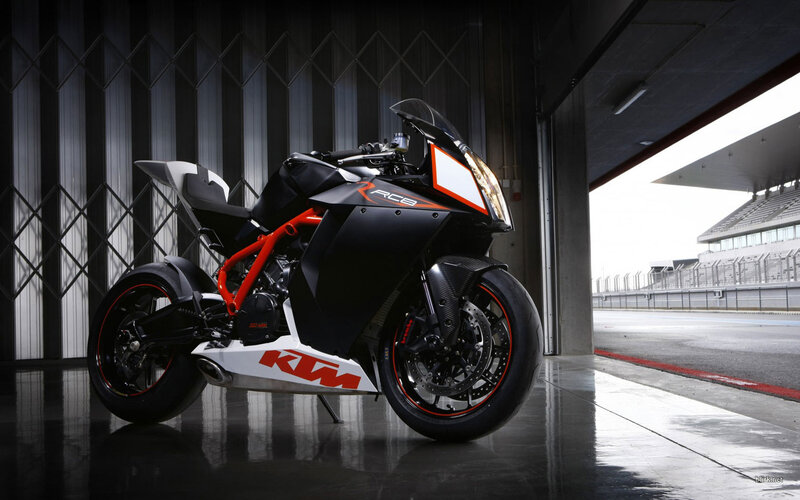 KTM RC8 race motorcycle