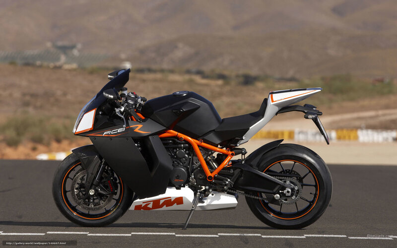 KTM RC8R Motorcycle — Black
