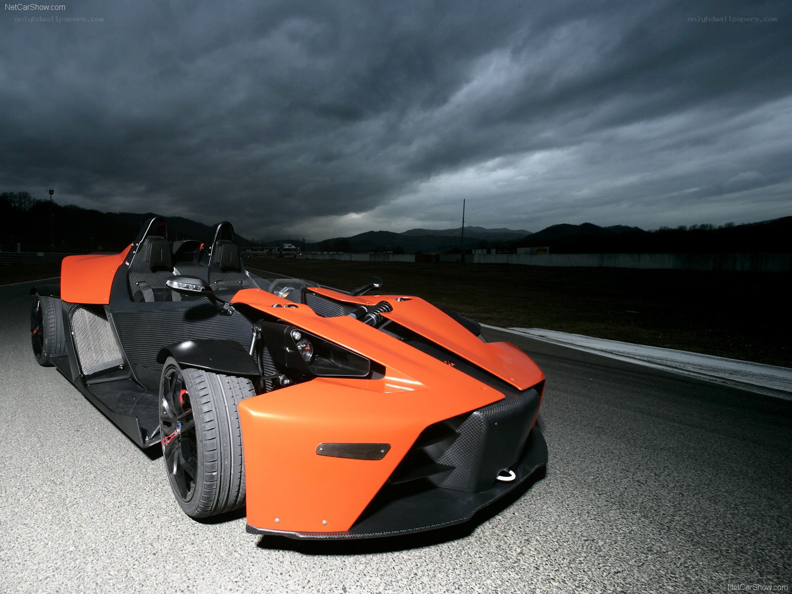 KTM X-Bow on a racetrack