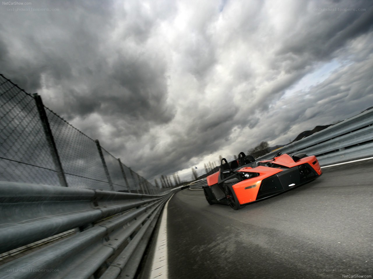 KTM X-Bow on a racetrack