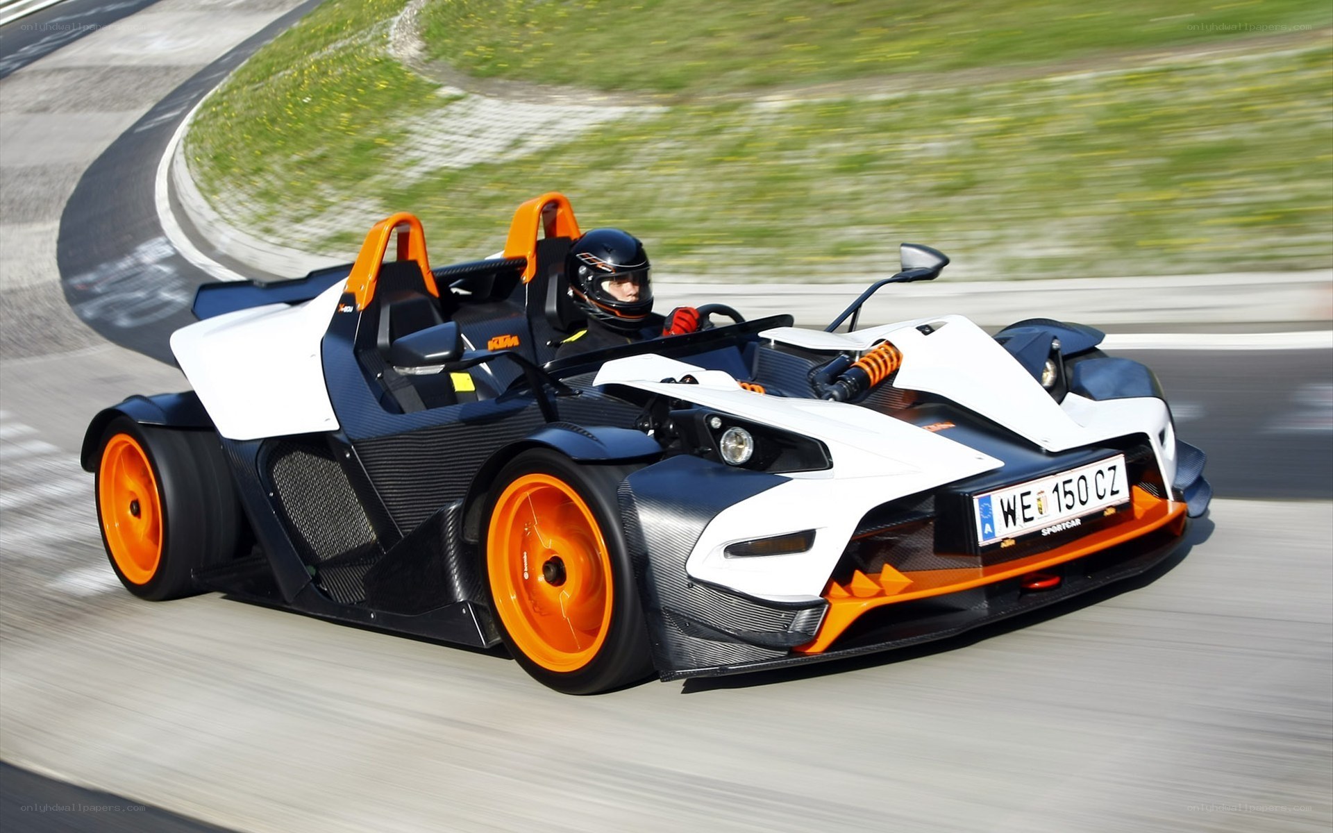 KTM X-Bow on a racetrack