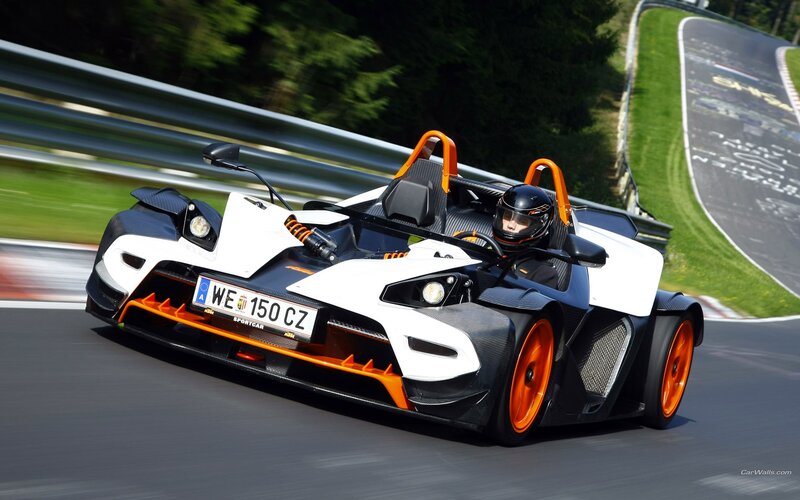 KTM X-Bow on a racetrack