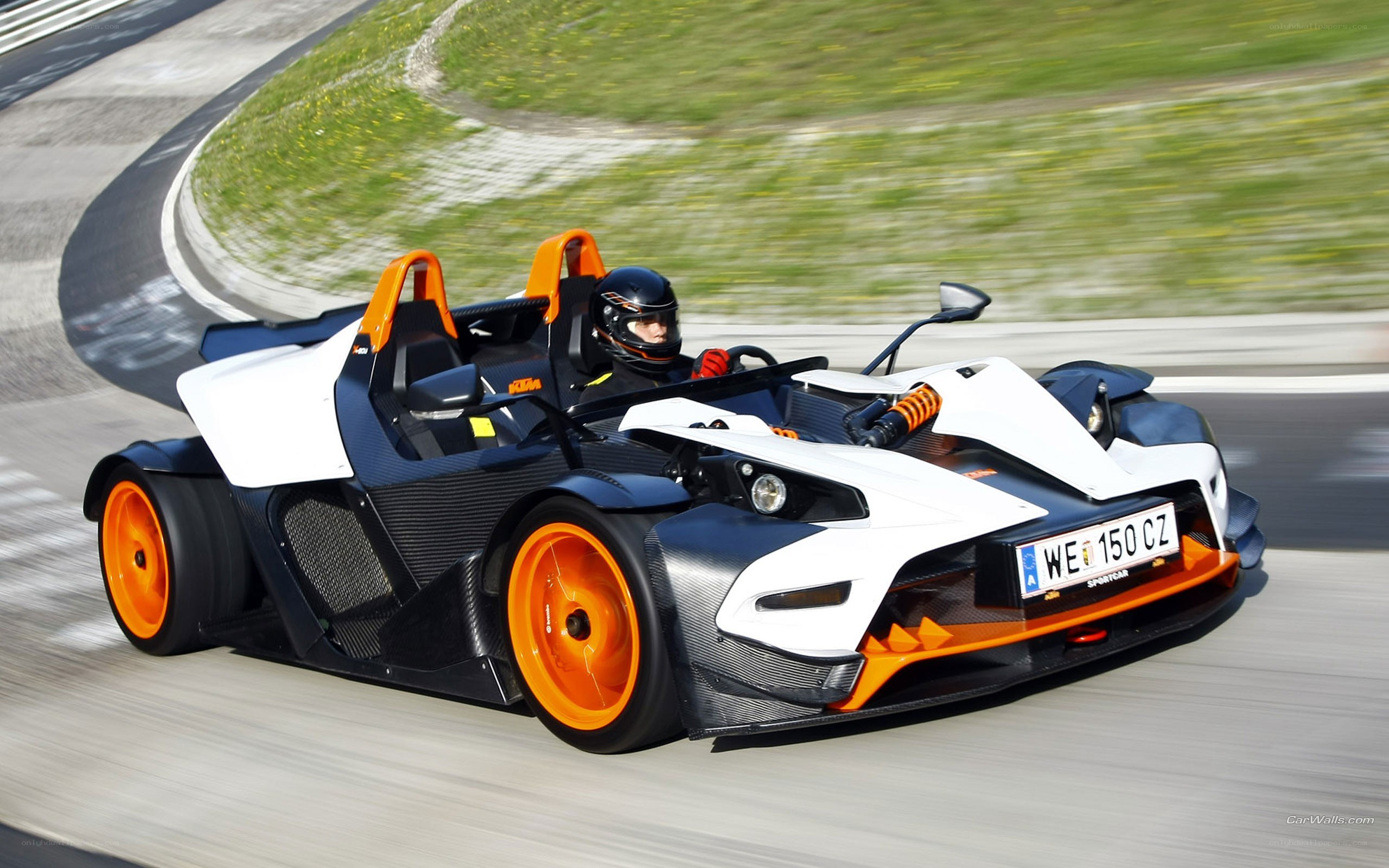KTM X-Bow on a racetrack