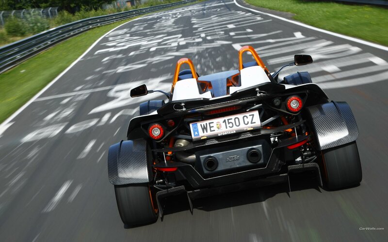 KTM X-Bow on a racetrack