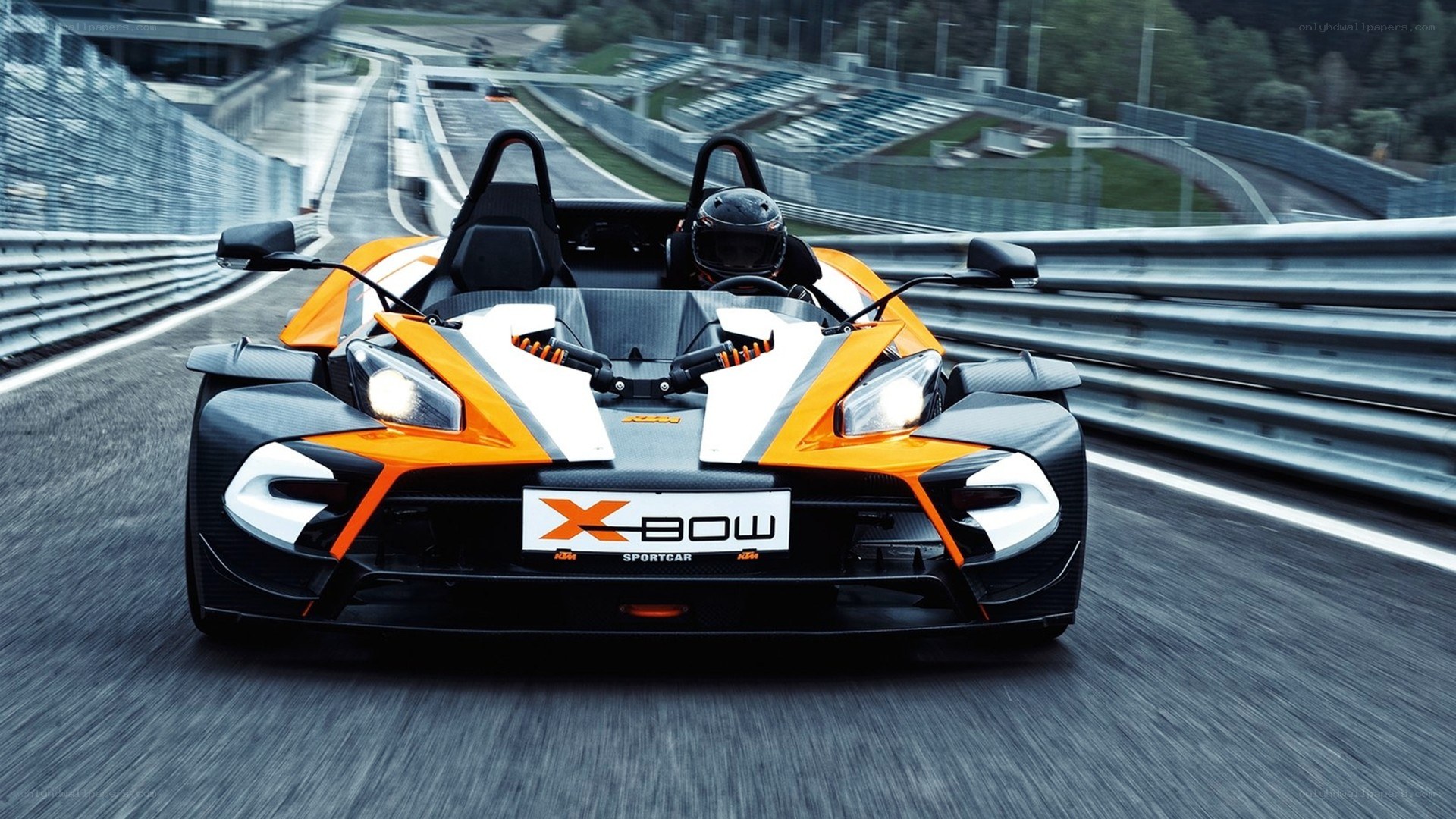 KTM X-Bow on a racetrack