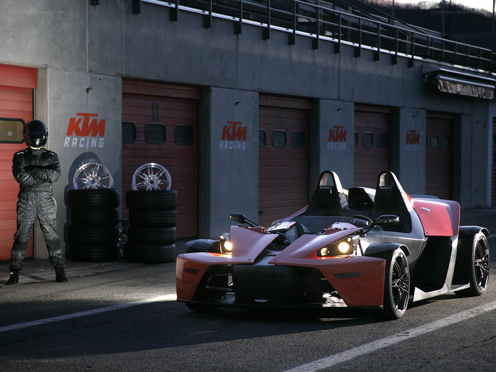 KTM X-Bow on a racetrack