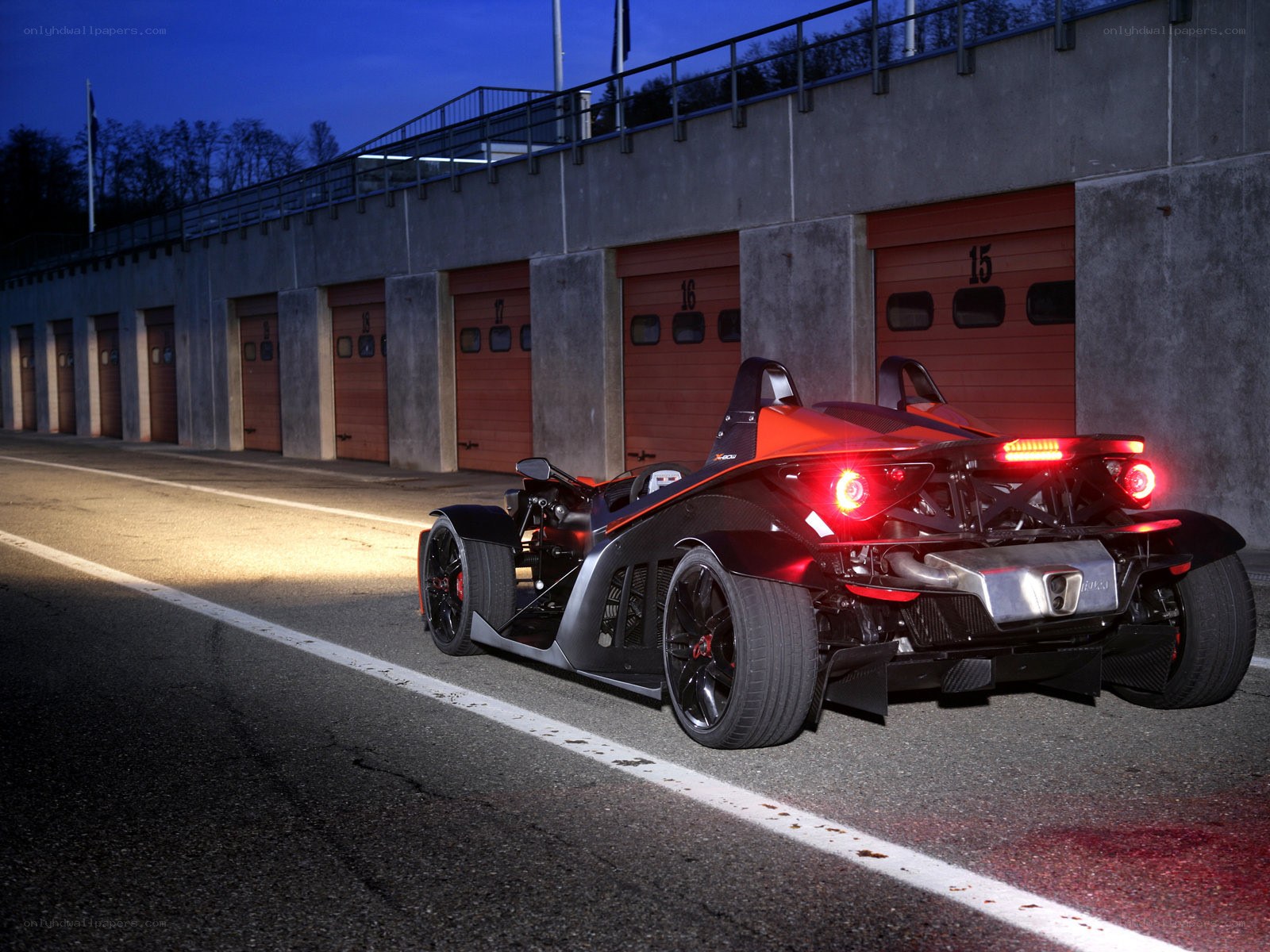 KTM X-Bow on a racetrack