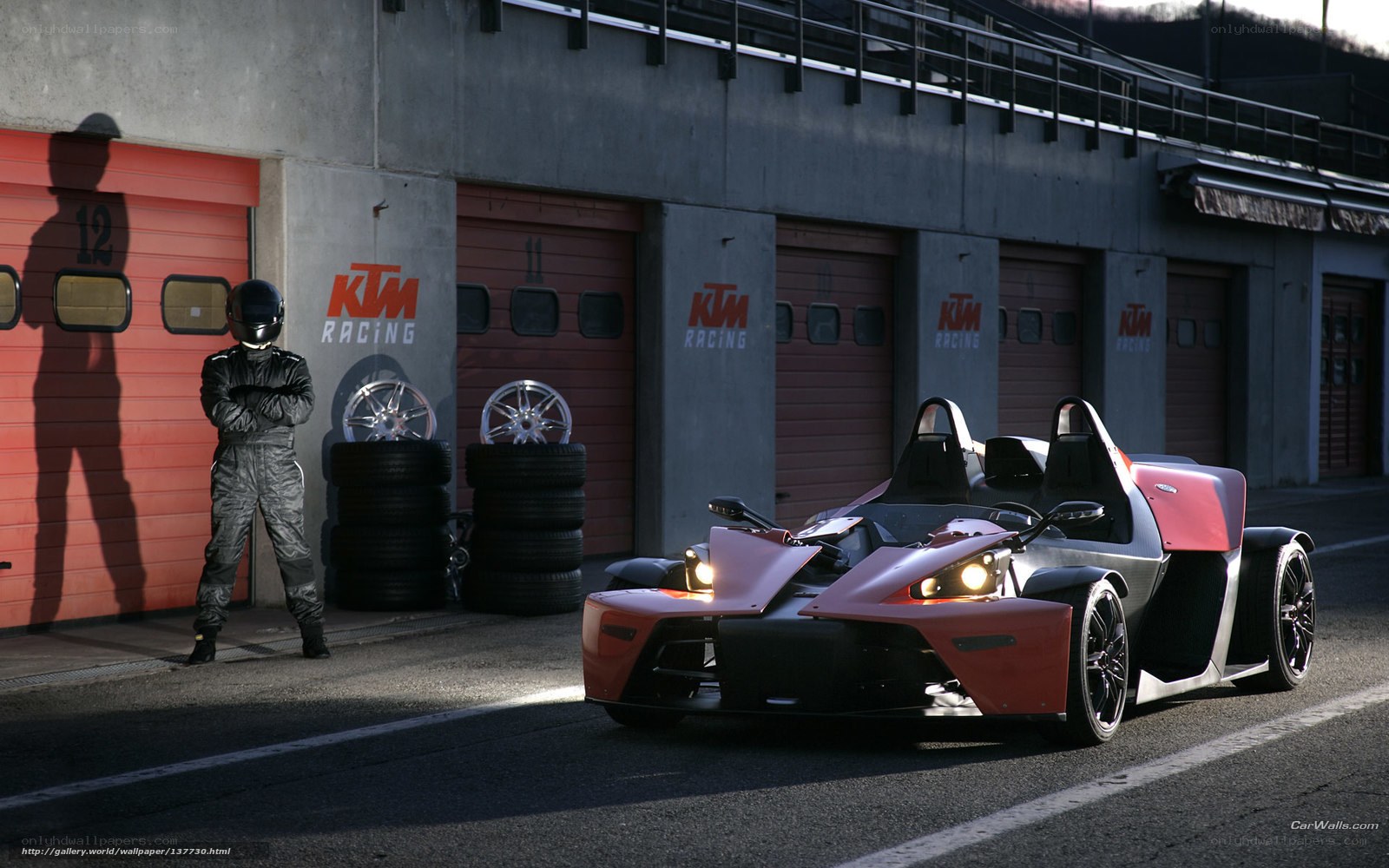 KTM X-Bow on a racetrack