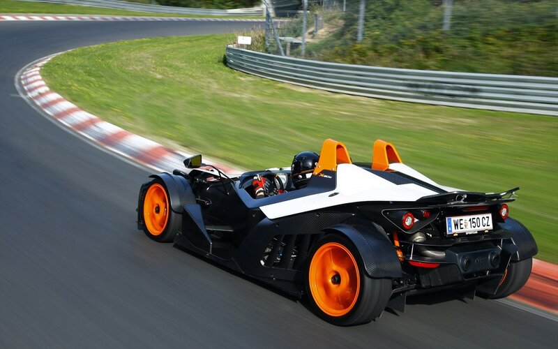 KTM X-Bow on racetrack