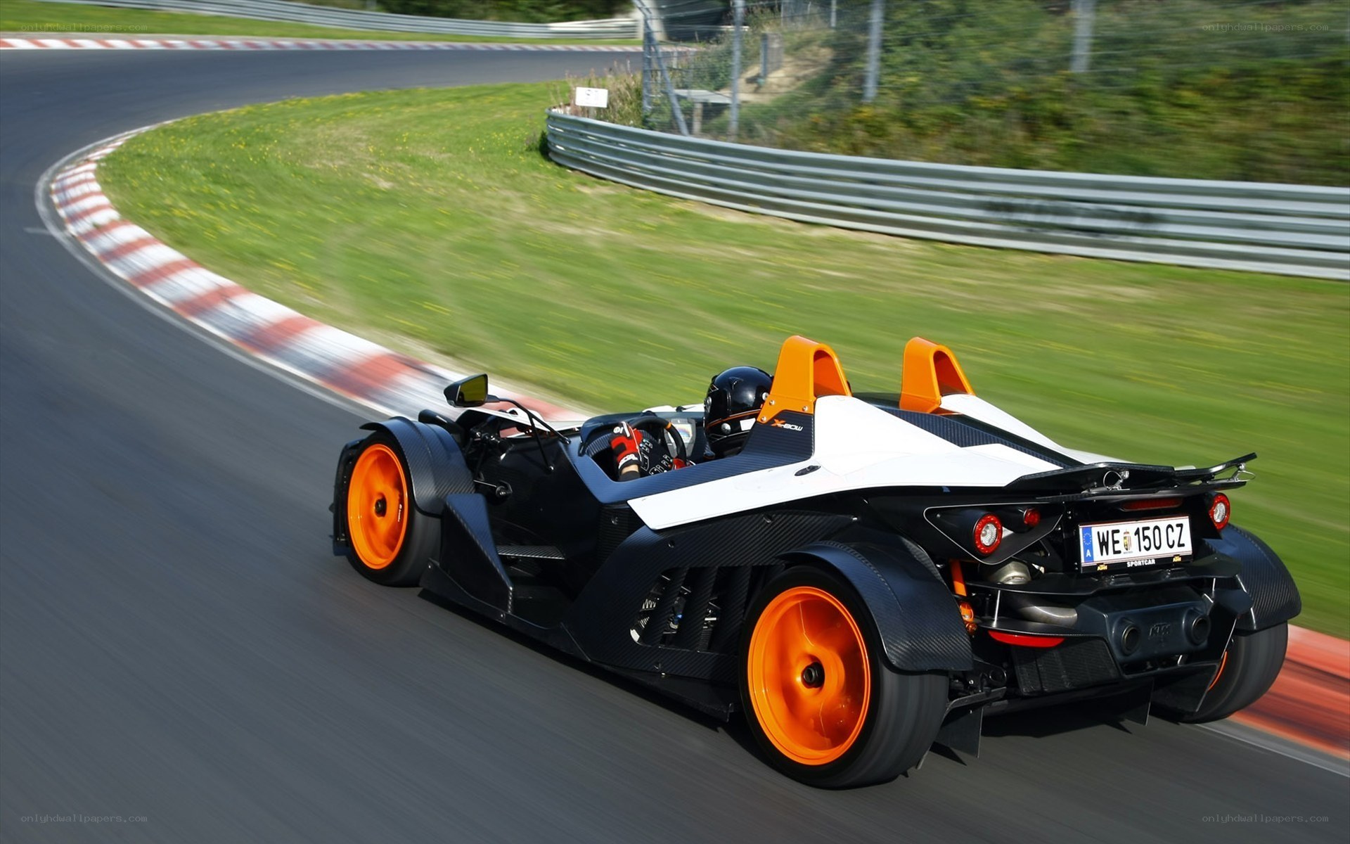 KTM X-Bow on racetrack