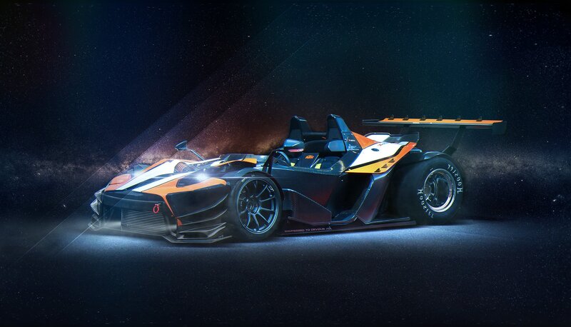 KTM X-Bow Race Car — Black, Dramatic, Night