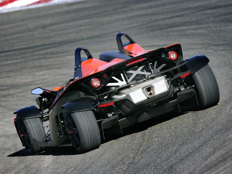 KTM X-Bow Race Car — Black, Dynamic, Afternoon