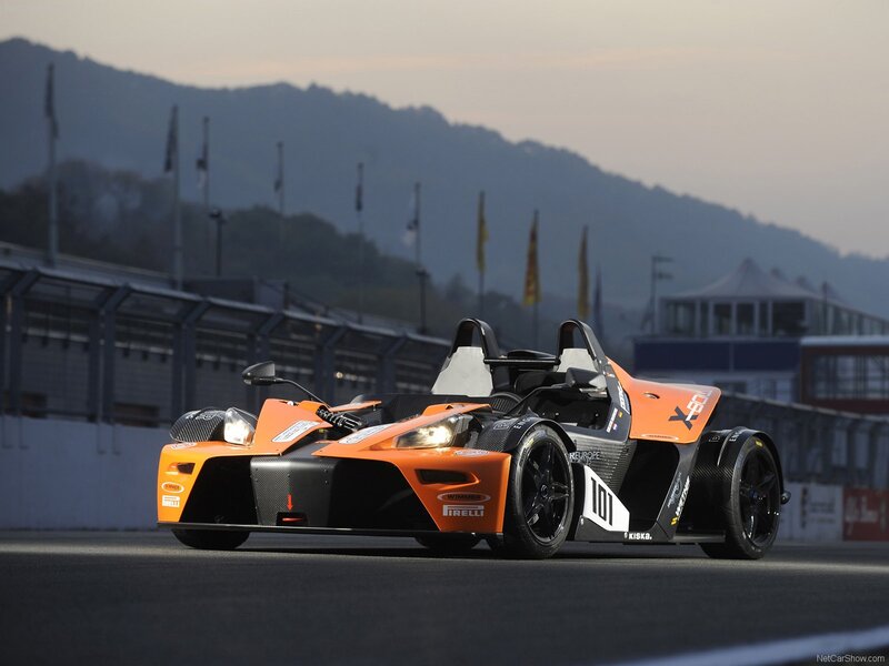 KTM X-Bow race car on track