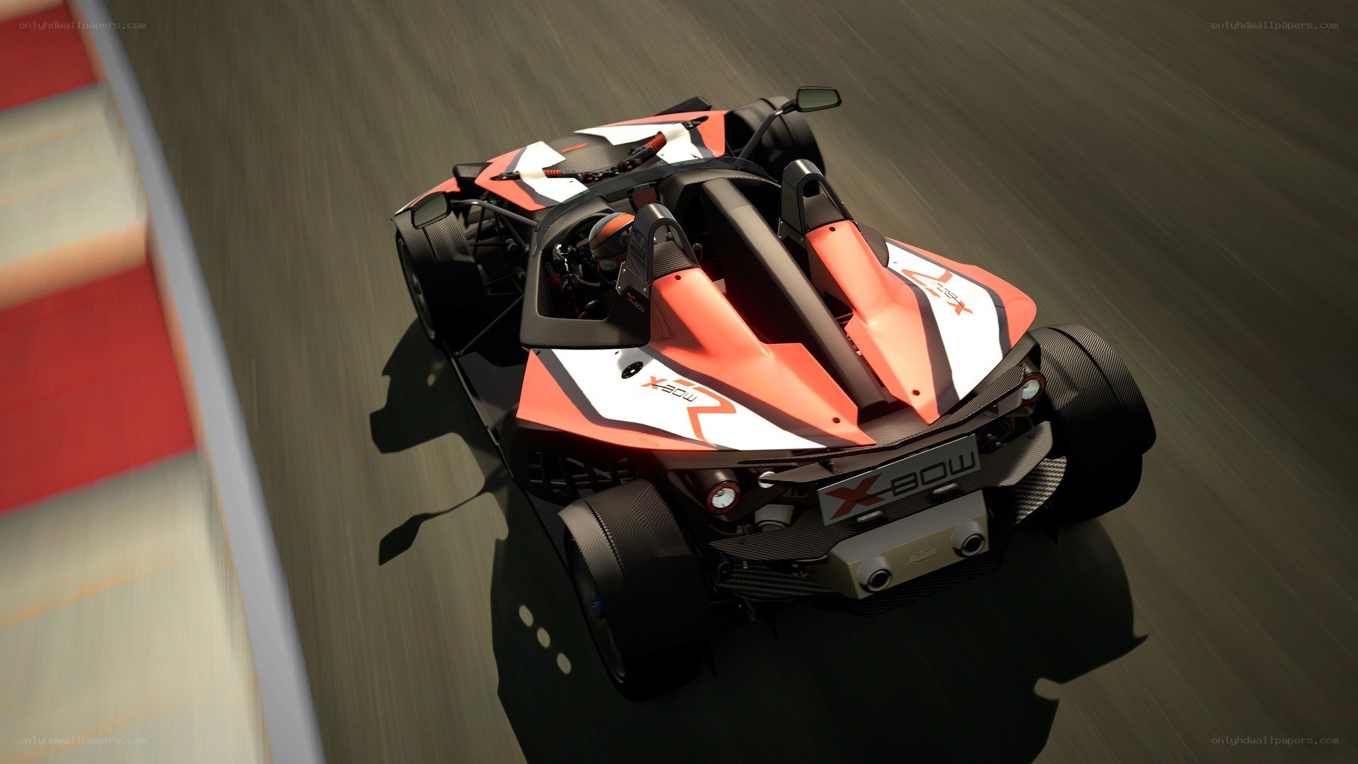 KTM X-Bow racing on track