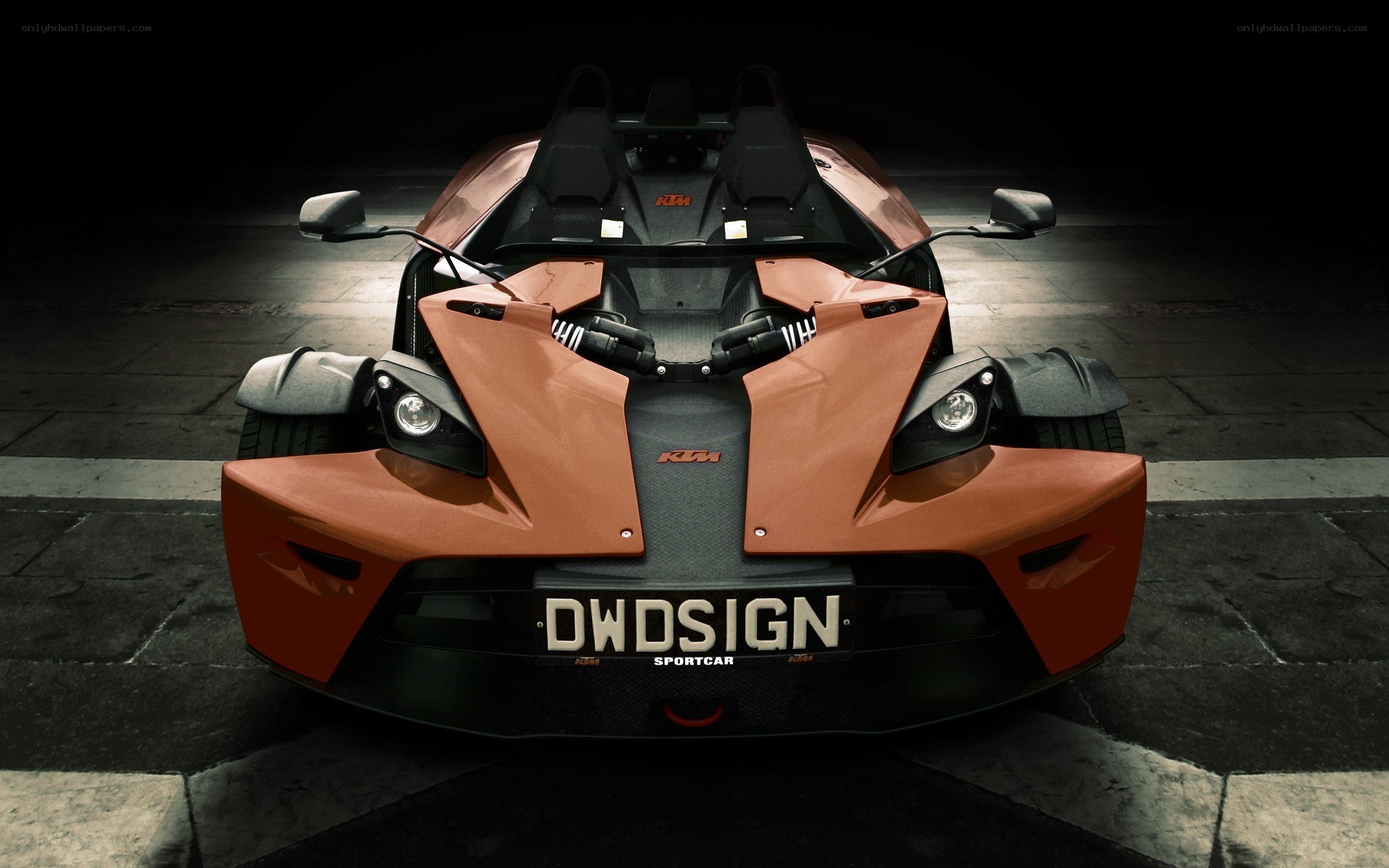 KTM X-Bow sportcar front view