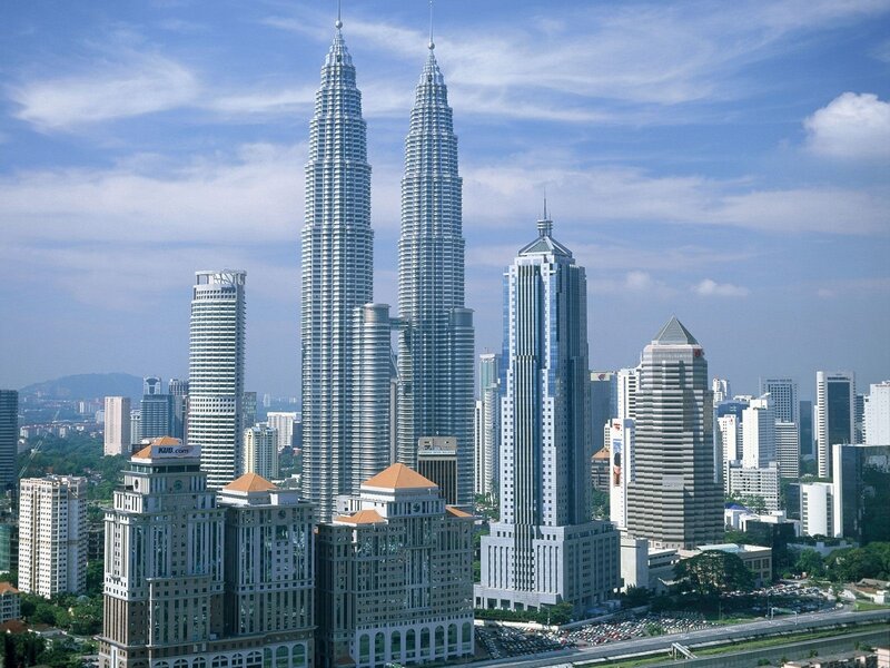 Kuala Lumpur skyline with Petronas Towers