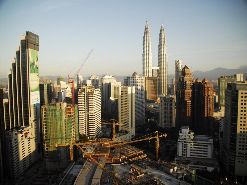Kuala Lumpur skyline with Petronas Towers