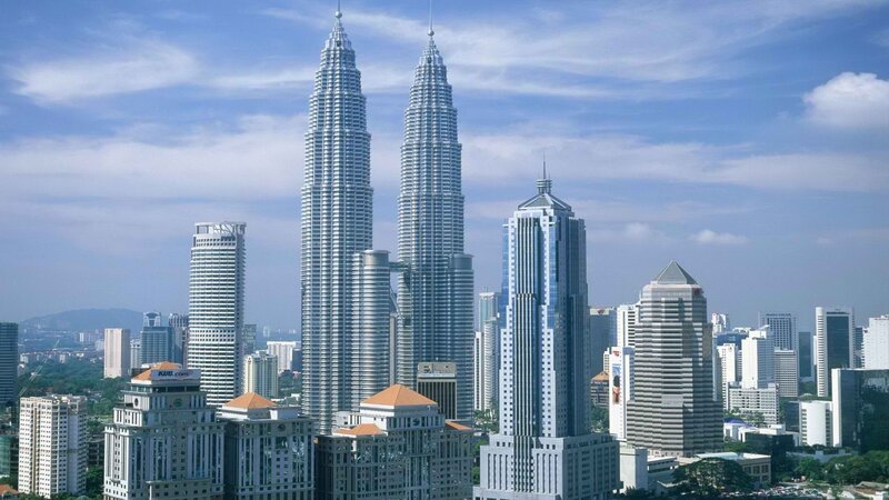Kuala Lumpur skyline with Petronas Towers