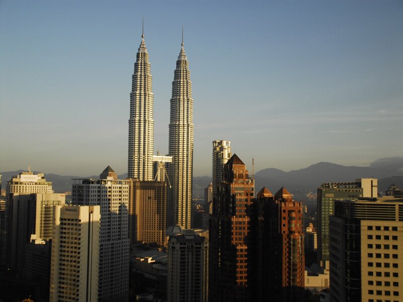 Kuala Lumpur skyline with Petronas Towers