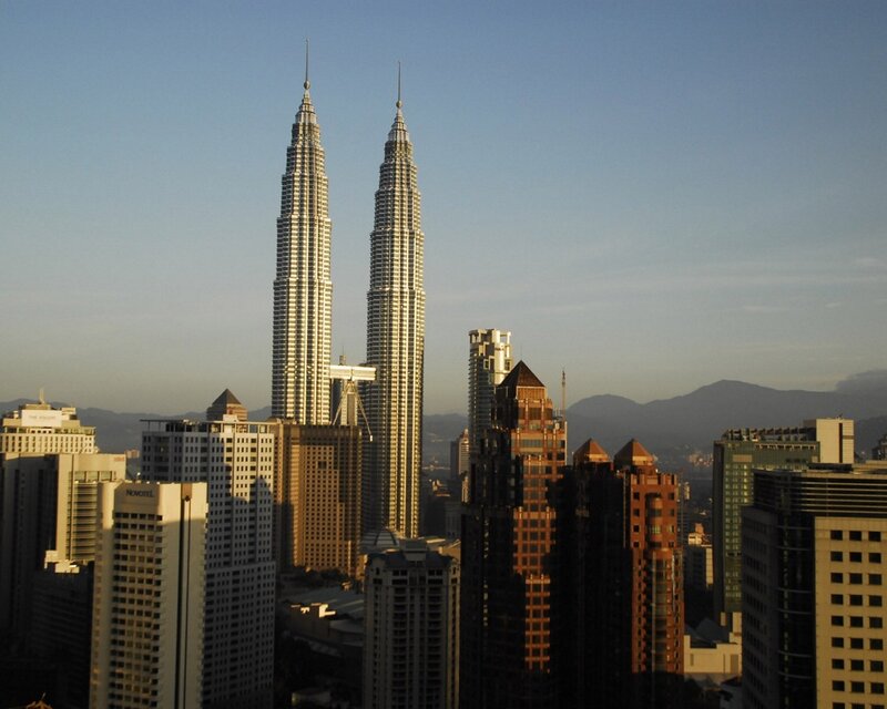 Kuala Lumpur skyline with Petronas Towers