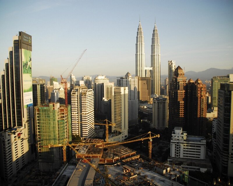 Kuala Lumpur skyline with Petronas Towers