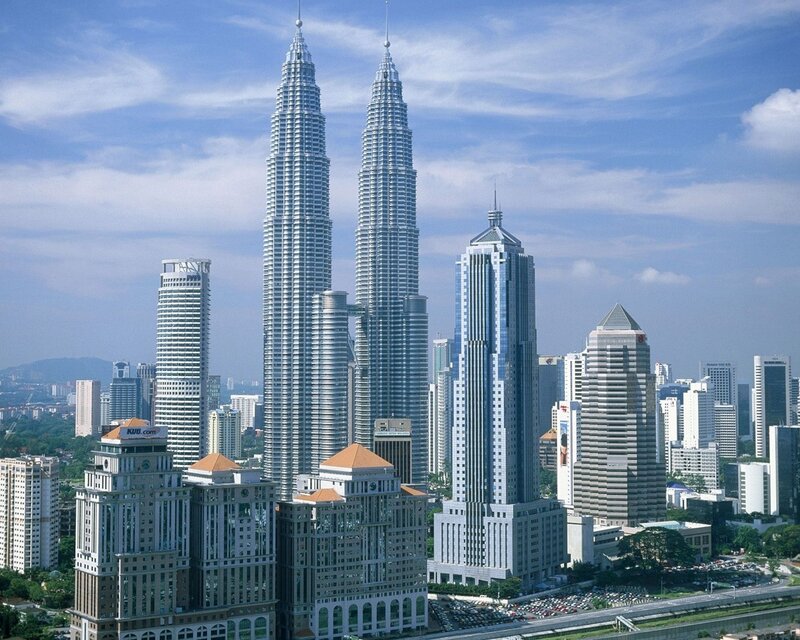 Kuala Lumpur skyline with Petronas Towers