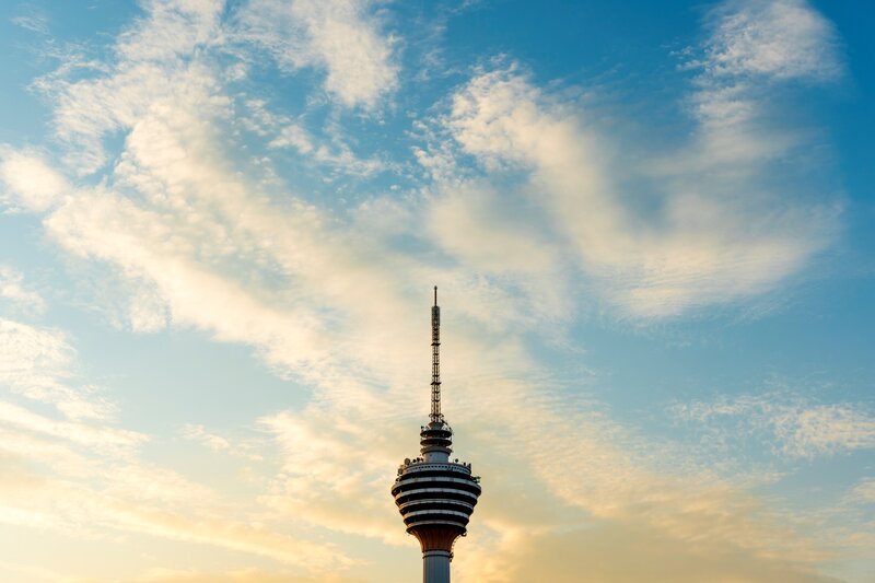 Kuala Lumpur Tower — Blue