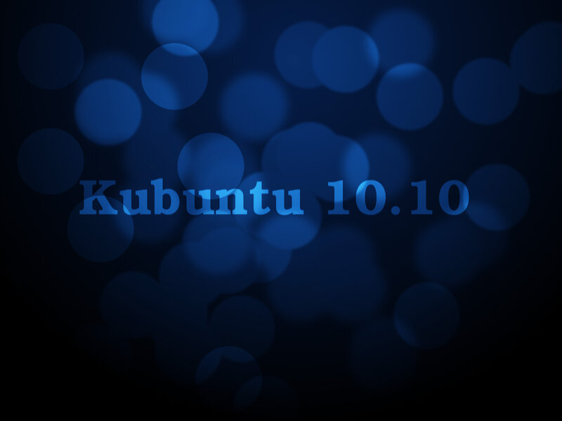 Kubuntu 10.10 logo