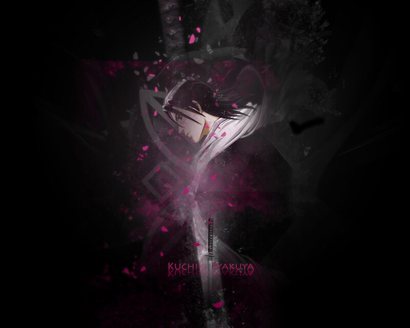 Kuchiki Byakuya anime art