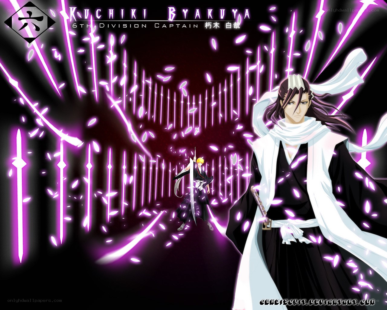 Kuchiki Byakuya in battle
