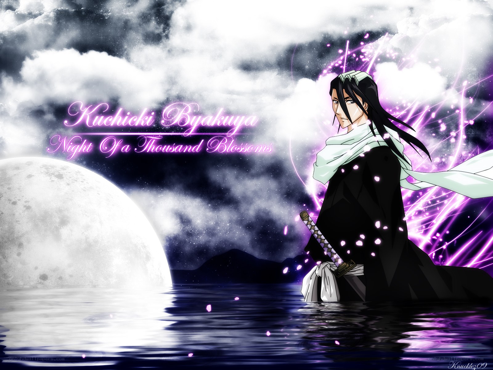 Kuchiki Byakuya night scene