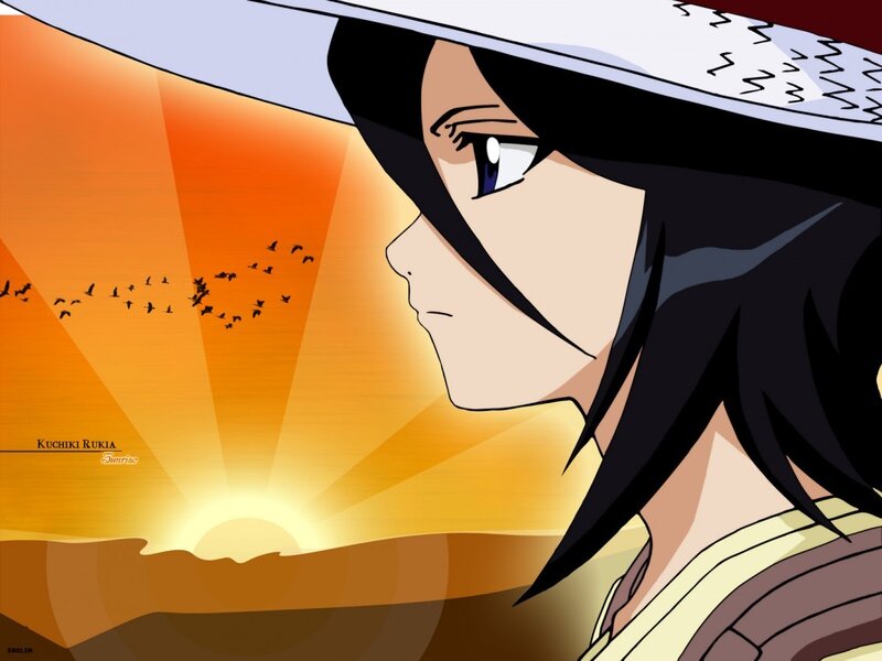 Kuchiki Rukia at sunrise