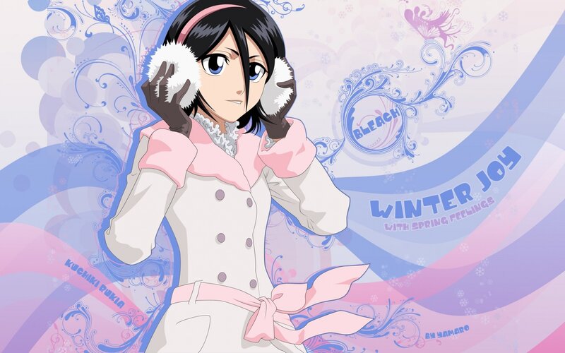 Kuchiki Rukia in winter attire