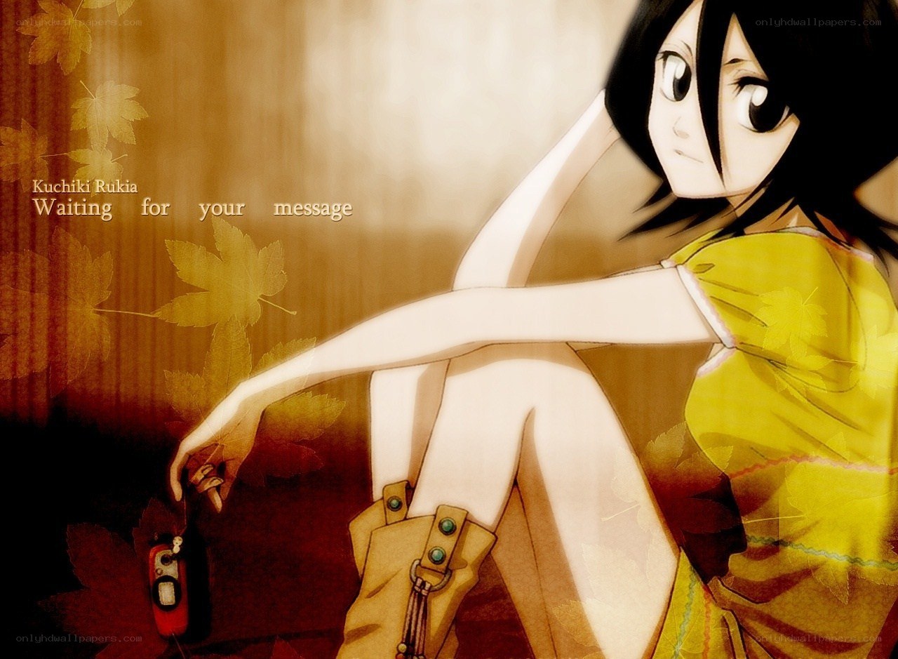 Kuchiki Rukia waiting